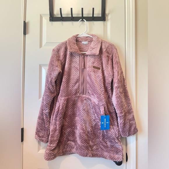 Columbia Women's Teddy Zipper Pullover color Fig - Picture 2 of 5